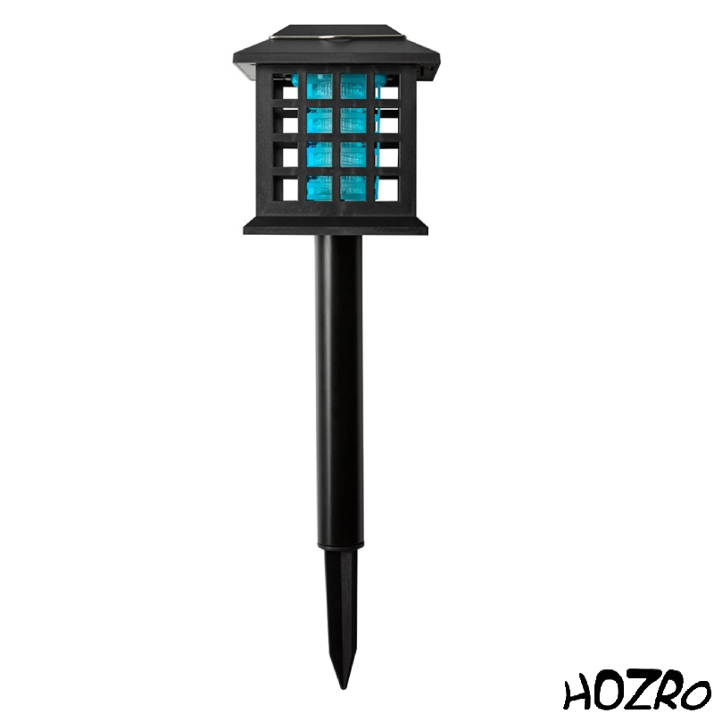 Lampa solara anti-insecte 2 in 1 cu lumina UV HOZRO, Solar Monster Zapper HOZRO