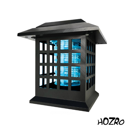 Lampa solara anti-insecte 2 in 1 cu lumina UV HOZRO, Solar Monster Zapper HOZRO