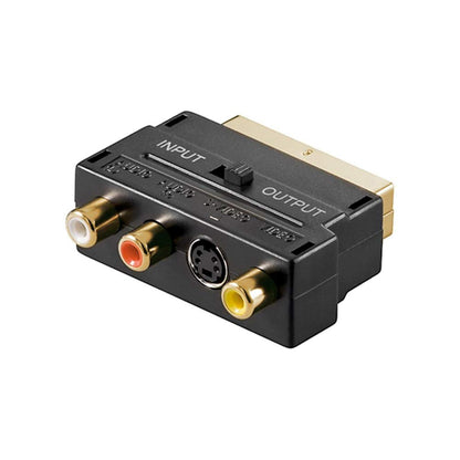 Adaptor Euroscart la RCA/S-VIDEO+ switch IN/OUT BESTSELLS
