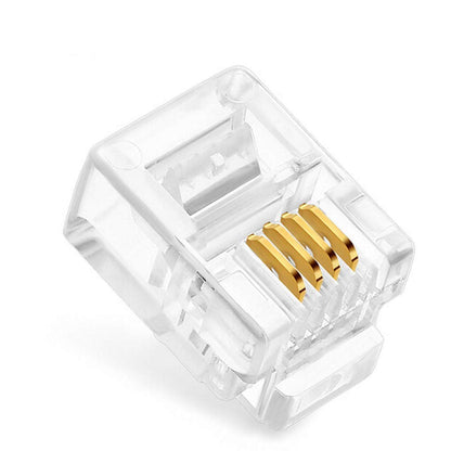 Mufa cablu telefonic, Pentru receptor, RJ11, 4 pini (m) BESTSELLS