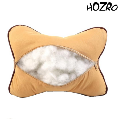 Perna Tetieră Neagră HOZRO, 18x27 cm – Suport Ergonomic pentru Gât și Cap, Confort Sporit pentru Mașină, Birou sau Acasă, Material Durabil și Ușor de Întreținut HOZRO
