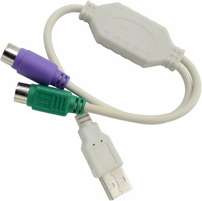 Adaptor USB la PS/2 cablu splitter 1-la-2 USB 2.0 la PS/2 pentru tastatura si mouse BESTSELLS