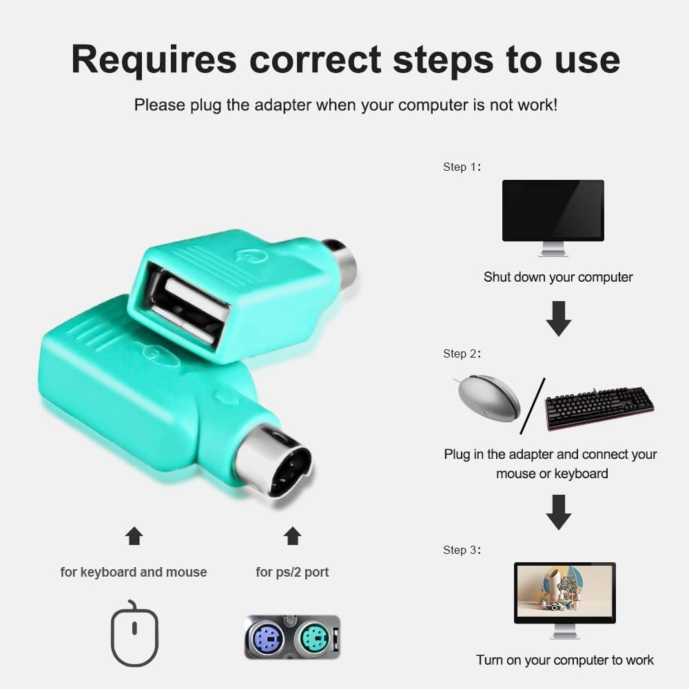 Adaptor USB la PS/2, Mouse, Tastatura BESTSELLS