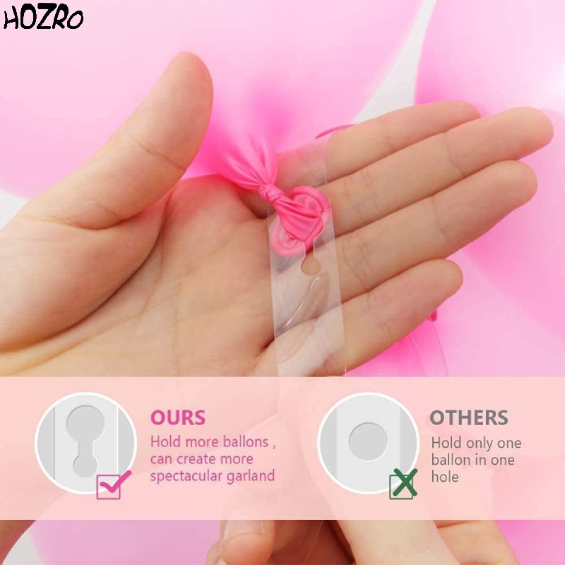 Rola HOZRO, pentru Arcadă și Decor Baloane – Accesoriu Practic pentru Petreceri, Nunti, Aniversări și Evenimente Speciale, Ușor de Utilizat pentru Crearea de Arcade și Ghirlande HOZRO