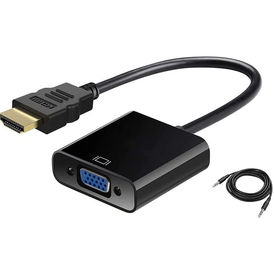 Cablu adaptor HDMI la VGA, 1080p Full HD 60 Hz, 20 cm, Negru BESTSELLS