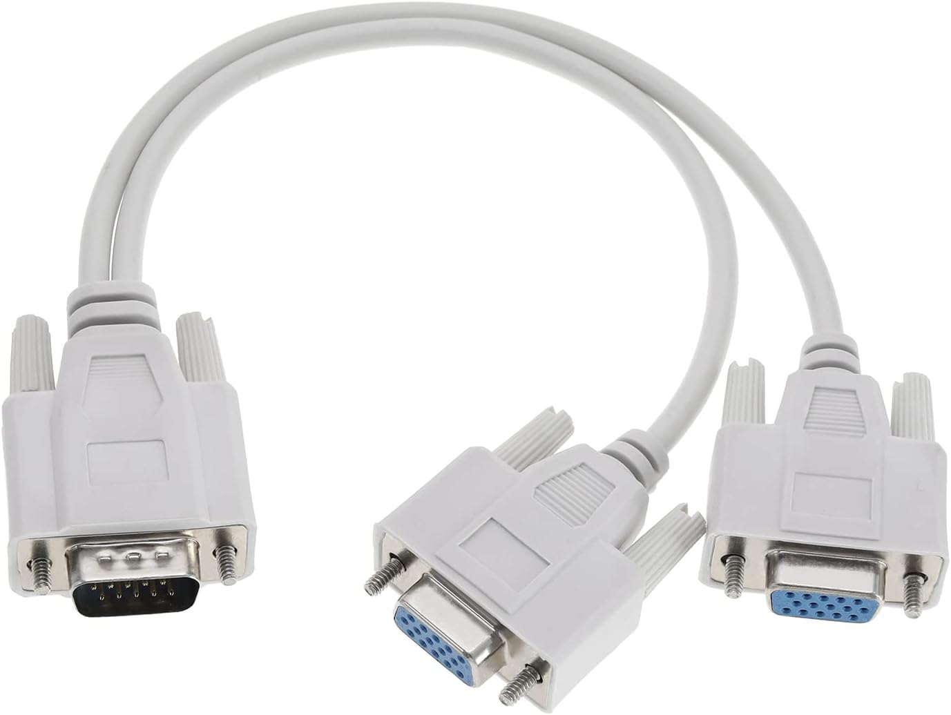 Cablu adaptor VGA 15 pini tata la 2xVGA 15 pini mama BESTSELLS