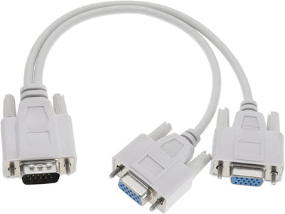 Cablu adaptor VGA 15 pini tata la 2xVGA 15 pini mama BESTSELLS