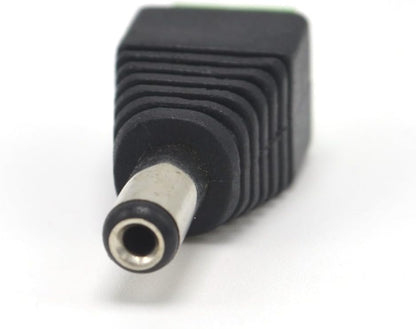 Conector mufa alimentare DC 2.1 x 5.5 mm tata la terminal 2 pini BESTSELLS