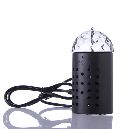 Proiector Disco HOZRO, cu LED-uri Multicolore, Rotire Automată și Efecte de Lumină Dinamică – Ideal pentru Petreceri, Cluburi, Karaoke, Nuntă și Evenimente HOZRO