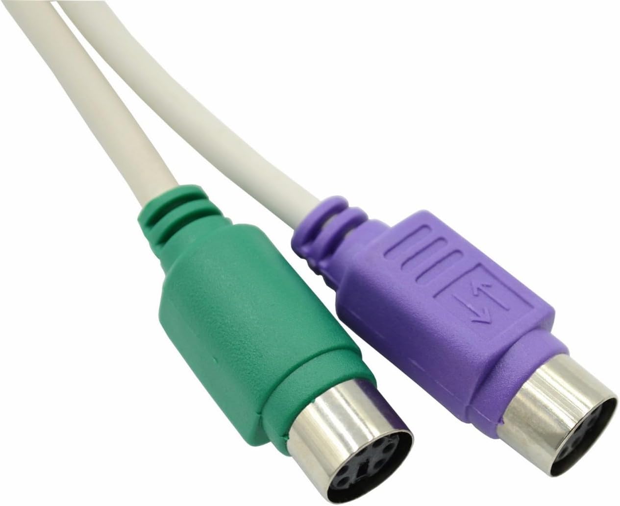 Adaptor USB la PS/2 cablu splitter 1-la-2 USB 2.0 la PS/2 pentru tastatura si mouse BESTSELLS