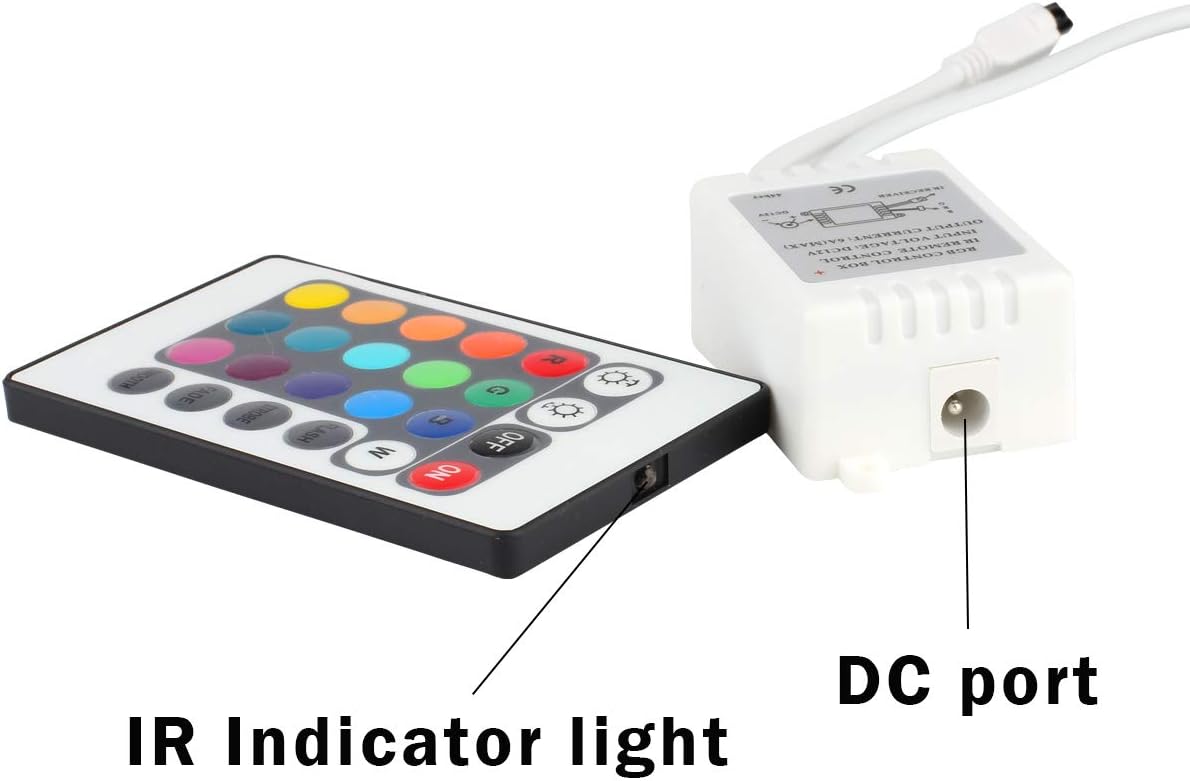 Bandă LED RGB 5 metri – 60 LED/m, SMD 2835, IP65, cu telecomandă BESTSELLS