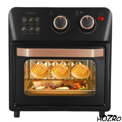 Air Fryer HOZRO, Model DS-18 – 12L, Friteuză cu Aer Cald, Gătit Sănătos și Rapid, Cuptoare Multifuncțional fără Ulei HOZRO