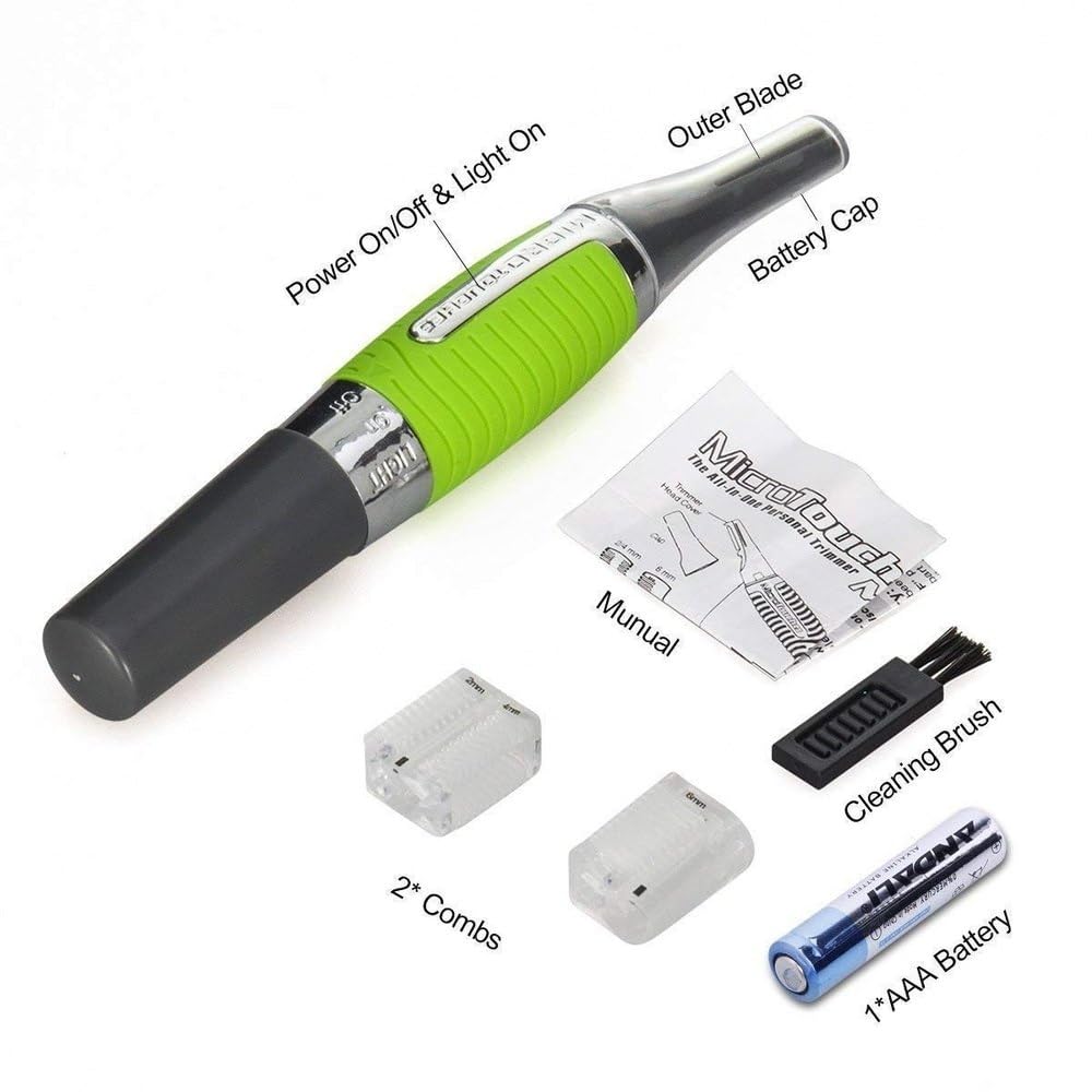 1+1 GRATIS Trimmer Facial HOZRO – Aparat de Ras, Tuns și Conturare pentru Față, Rapid și Ușor de Folosit BESTSELLS