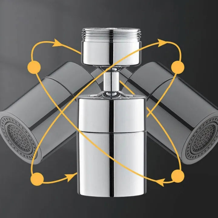 🚰 Aerator pentru Robinet Hozro– Braț Rotativ 360°, 2 Moduri de Jet, Finisaj Mat din Alamă Premium HOZRO
