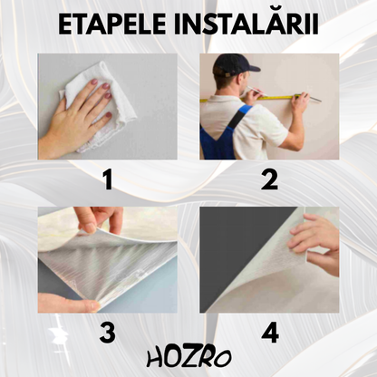 Tapet autocolant tip marmură HOZRO, rolă 1.2 × 3 m, model TLS-009, soluție elegantă pentru decor interior premium BESTSELLS