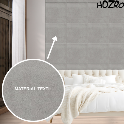 Panou tapitat pentru perete – sticker din material textil, HOZRO, decorare practica și rapidă, 35x35 cm, VELVET-602-25 BESTSELLS