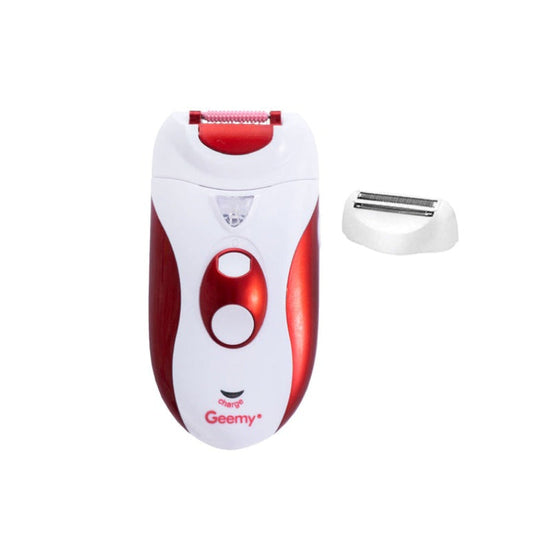 Aparat de Ras Electric 2 în 1 HOZRO, GM-2118, Roșu, cu Trimmer Integrat pentru Barba și Păr, Design Ergonomic, Lame din Oțel Inoxidabil, Reîncărcabil, Ideal pentru Îngrijirea Zilnică HOZRO