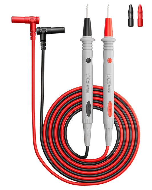 Cabluri de multimetru, 1m, rosu/negru, 4 mm, set de 2 bucati, izolate, 1000V CAT III / 600V CAT IV BESTSELLS