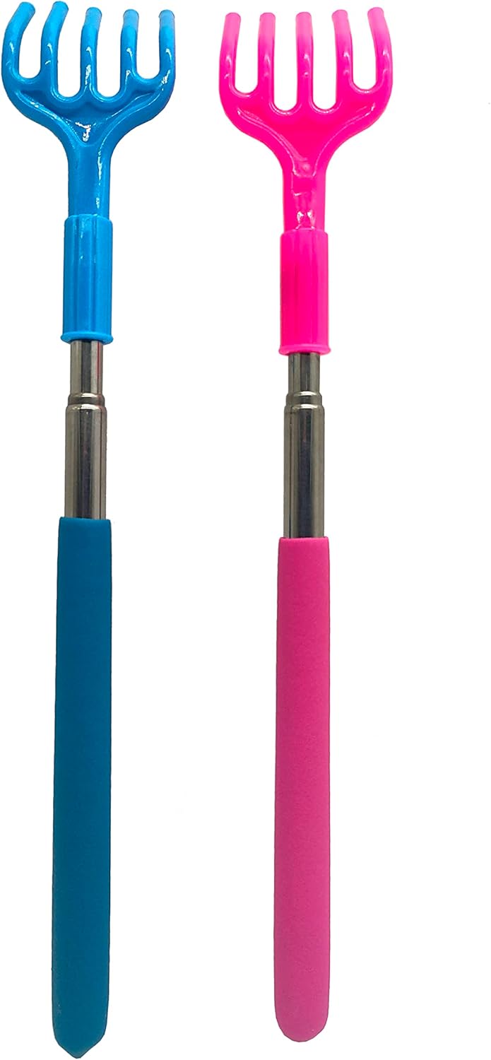 Set 5 Mini Scărpinător și Dispozitiv masaj Extensibil pentru Spate Hozro (24 - 46 cm) – Relaxare și Revigorare Zilnică HOZRO