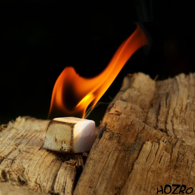 Set 48 Cuburi HOZRO, pentru Aprins Focul – Combustibil Rapid și Sigur pentru Grătare, Șeminee și Camping HOZRO