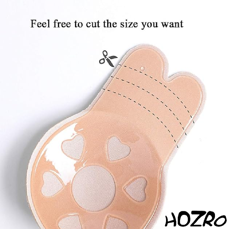 Sutien Invizibil HOZRO,Autocolant, Bej, Reutilizabil, pentru Ridicare și Modelare Naturală HOZRO