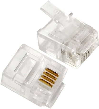 Mufa cablu telefonic, Pentru receptor, RJ11, 4 pini (m) BESTSELLS