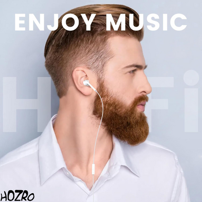 Căști Audio HOZRO, cu Jack 3.5mm – Sunet Clar și Bass Puternic, Confortabile și Ușor de Folosit, Compatibile cu Telefoane, Tablete și Laptopuri, Ideal pentru Muzică, Jocuri și Apeluri HOZRO