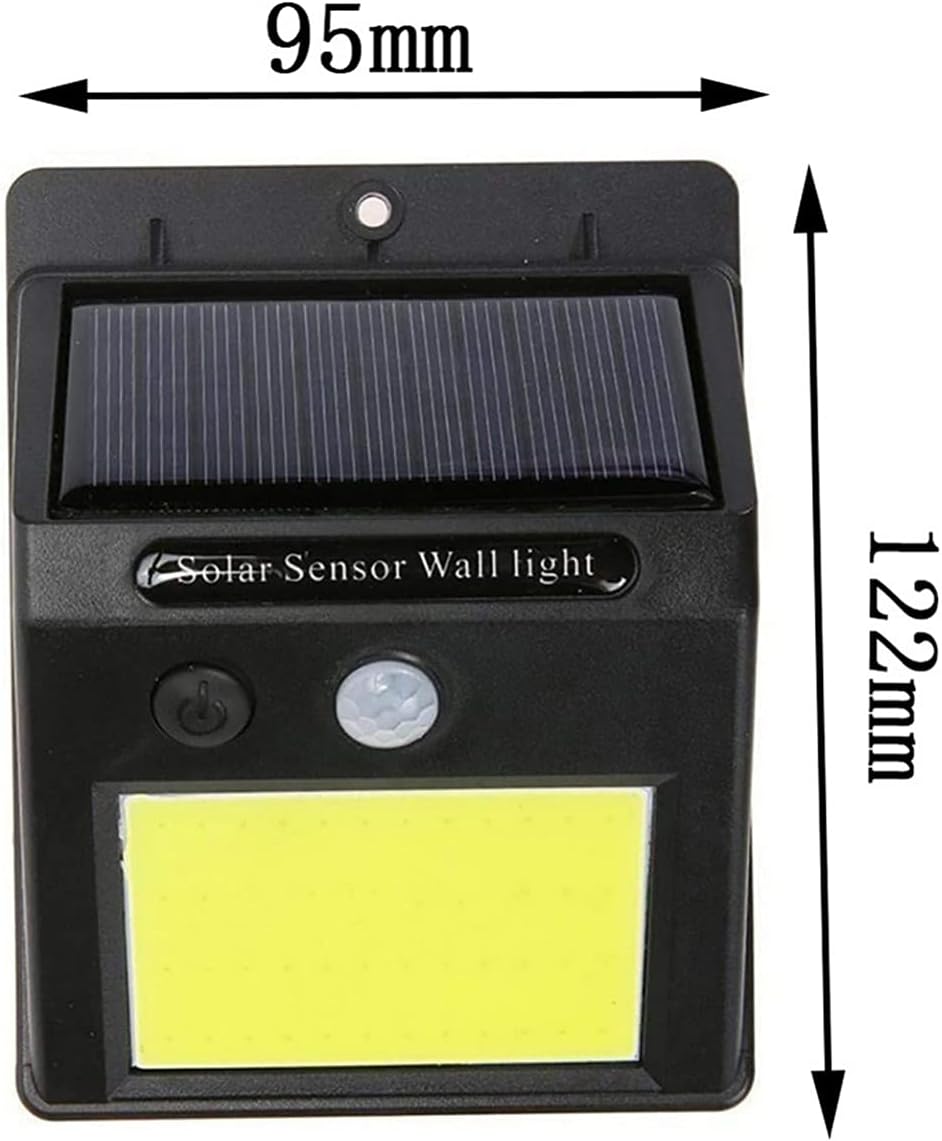 Set 5 Lămpi Solare cu 48 LED-uri HOZRO® – Senzor de Mișcare și Amurg, 3 Trepte de Iluminare, Ideale pentru Exterior BESTSELLS