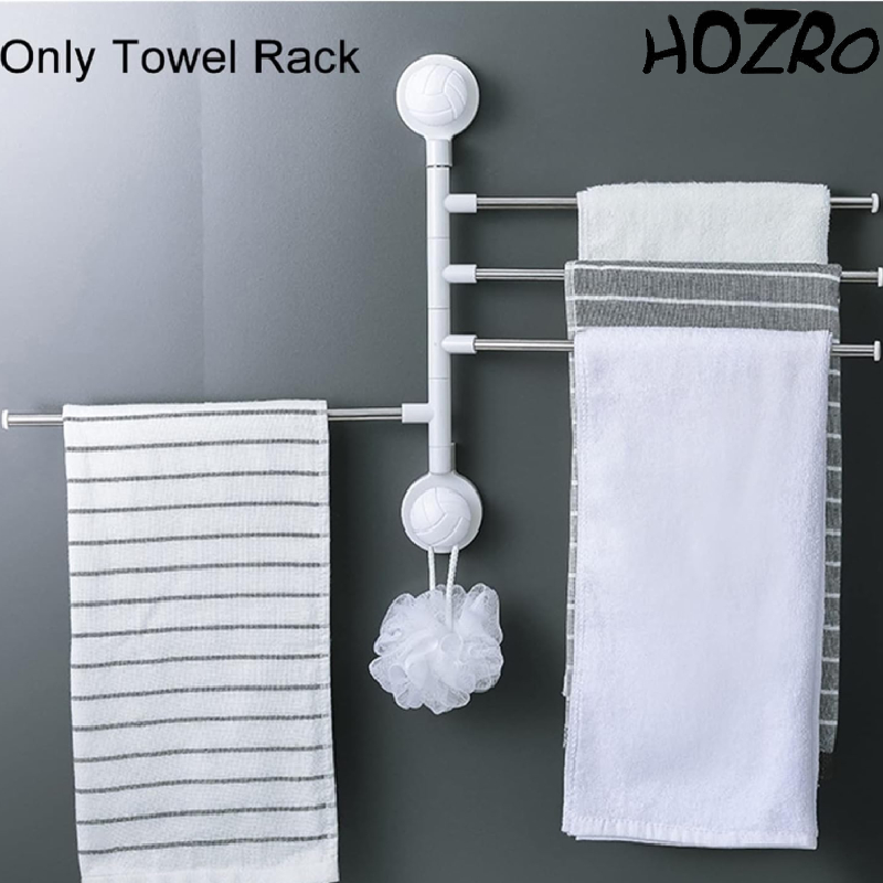 Suport Prosoape cu Ventuză HOZRO, Montaj Rapid, Fără Găuri, Practic și Elegant HOZRO