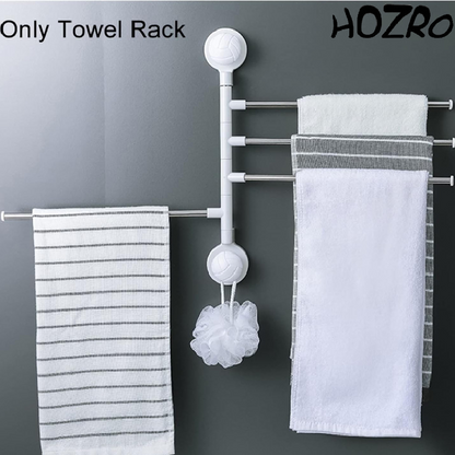 Suport Prosoape cu Ventuză HOZRO, Montaj Rapid, Fără Găuri, Practic și Elegant HOZRO