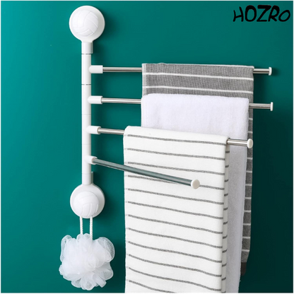 Suport Prosoape cu Ventuză HOZRO, Montaj Rapid, Fără Găuri, Practic și Elegant HOZRO