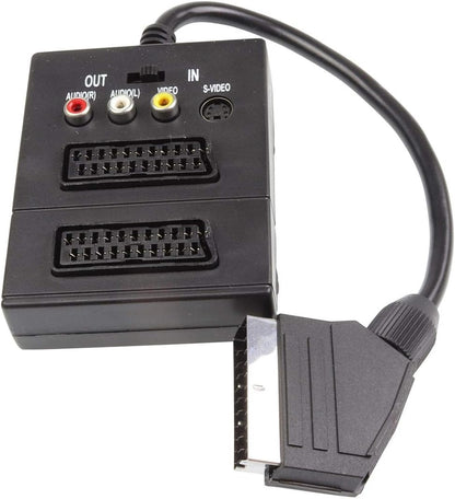 SCART BOX 2XSCART MAMA + 3RCA + SVHS + Comutator BESTSELLS