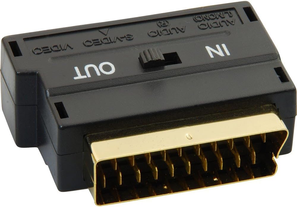 Adaptor Euroscart la RCA/S-VIDEO+ switch IN/OUT BESTSELLS
