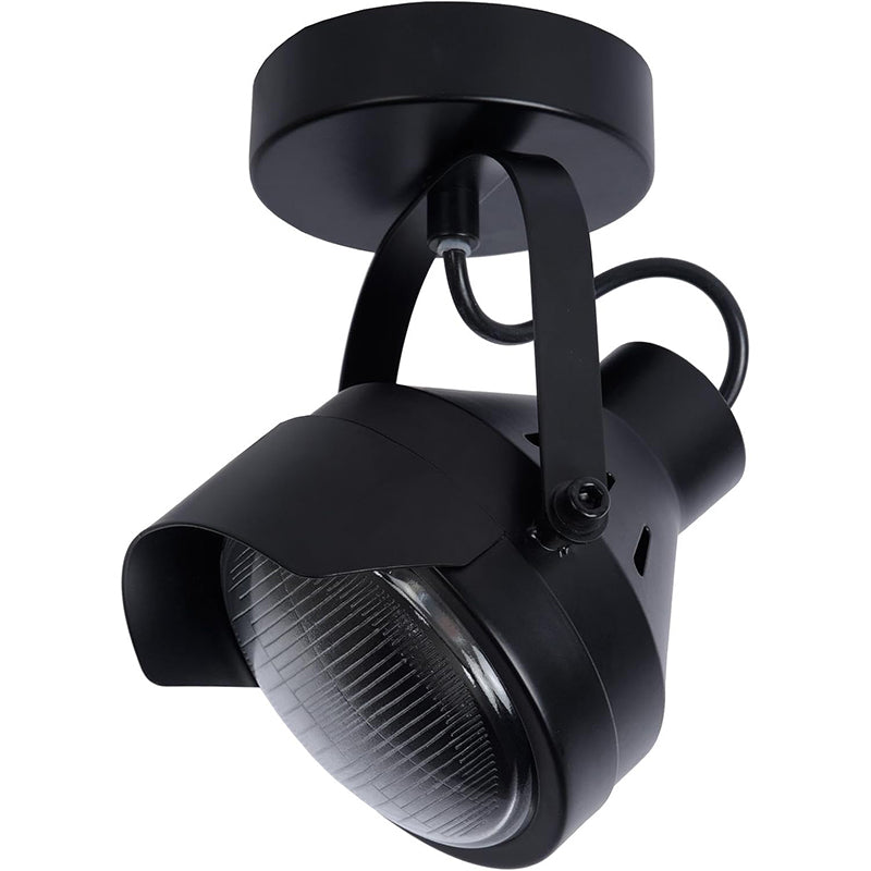 Spot luminos, HOZRO, fabricat din otel, Putere maxima 35W, directie lumina reglabila, Negru HOZRO