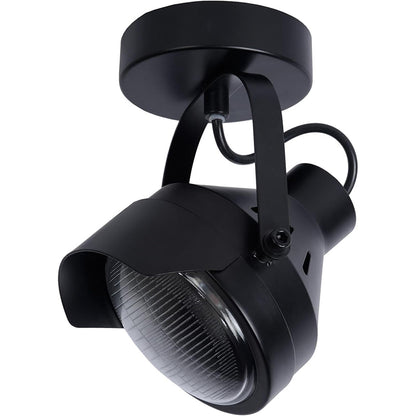 Spot luminos, HOZRO, fabricat din otel, Putere maxima 35W, directie lumina reglabila, Negru HOZRO