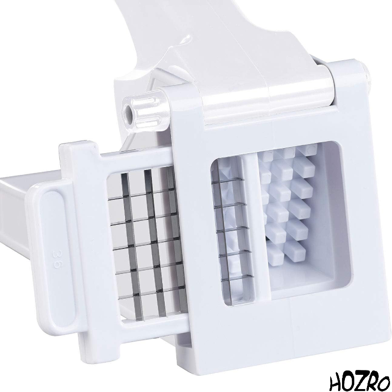 Aparat HOZRO, pentru cartofi din plastic Patata – tăietor rapid și ușor de folosit pentru cartofi, legume și fructe, ideal pentru prepararea cartofilor pai, chipsurilor sau garniturilor HOZRO