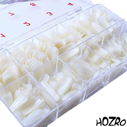 💅 Pachet Promoțional HOZRO® Express Salon: Kit Complet Pilă Electrică Mani-Pedi + Set 500 Tips-uri Profesionale HOZRO