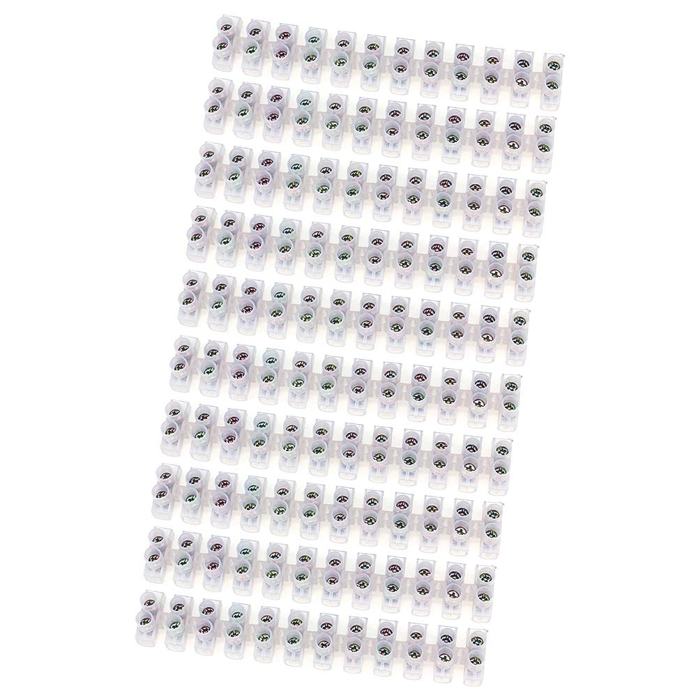 Clema electrica 12 cai, 4 mm, 3 A, plastic PP, terminale din alama, montare pe surub BESTSELLS