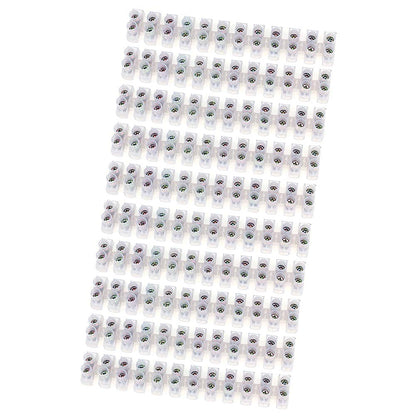 Clema electrica 12 cai, 4 mm, 3 A, plastic PP, terminale din alama, montare pe surub BESTSELLS