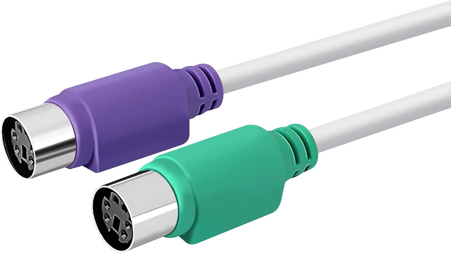 Adaptor USB la PS/2 cablu splitter 1-la-2 USB 2.0 la PS/2 pentru tastatura si mouse BESTSELLS