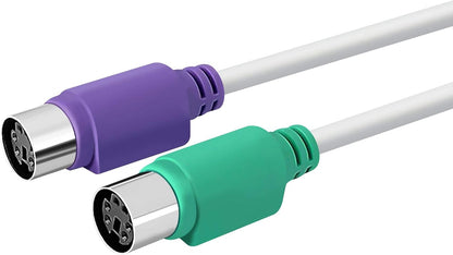 Adaptor USB la PS/2 cablu splitter 1-la-2 USB 2.0 la PS/2 pentru tastatura si mouse BESTSELLS
