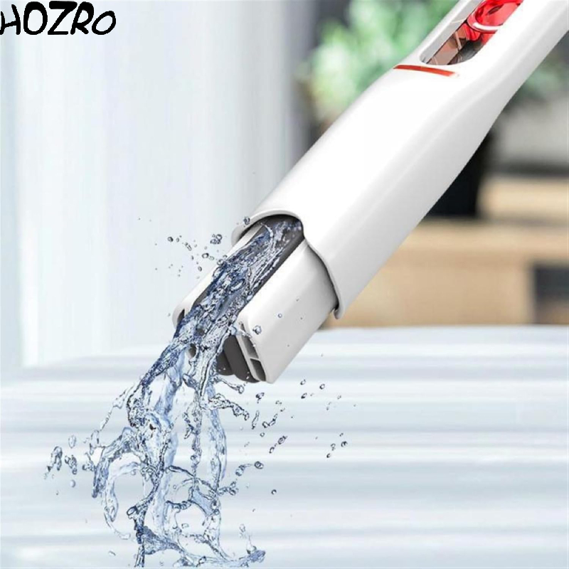 Mop Mini Portabil HOZRO, Tip Squeeze – Perie de Curățare Multifuncțională cu Burete Aborbant, Ușor de Folosit pentru Birou, Baie, Mașină, Geamuri și Diverse Suprafețe HOZRO