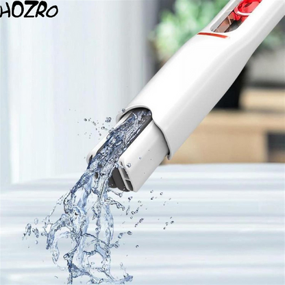 Pachet Curățenie HOZRO: Mop Mini Portabil Squeeze cu Burete Absorbant și Mop Rotativ Model Inimă, Lavete Microfibră Incluse, Verde HOZRO