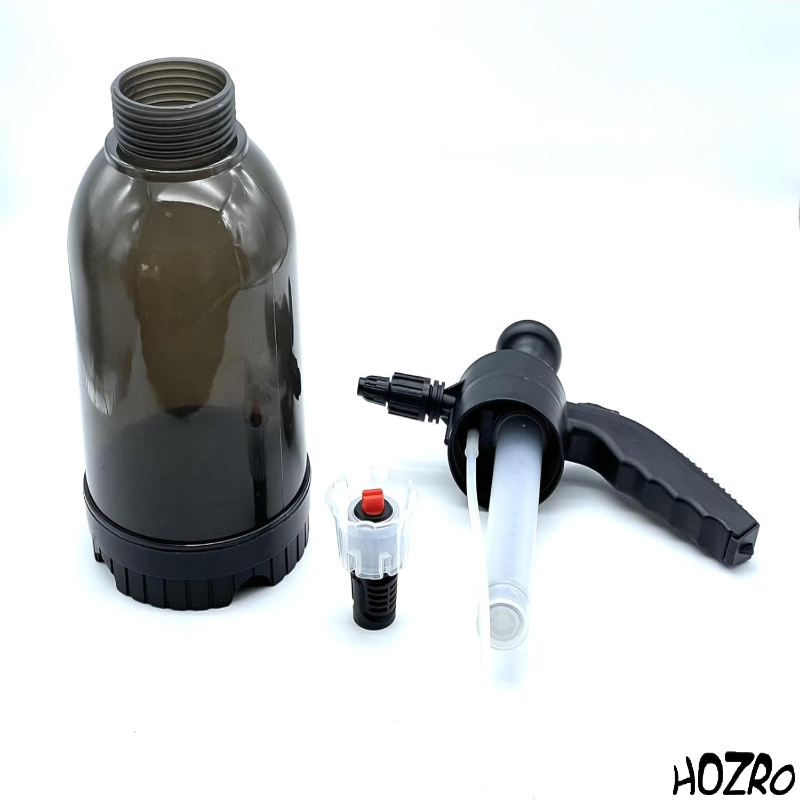 Pulverizator Manual HOZRO,cu Pompare și Mâner Ergonomic – Sticlă Rezistentă și Duze Reglabile pentru Udare, Curățenie sau Soluții de Întreținere Interioară și Exterioară HOZRO