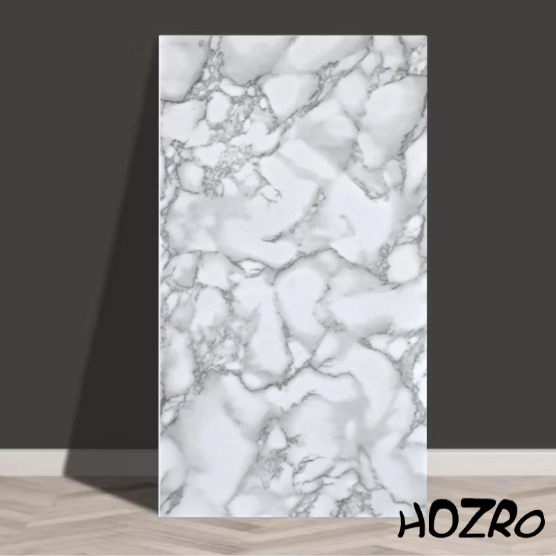 Set 10 x Placi imitatie Marmura autoadezive HOZRO, Model abstract, pentru pereti, acopera o suprafata de 1.8 mp, design modern, foarte usor de montat, MG02 HOZRO