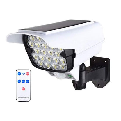 🛡️ Proiector Solar și Cameră Dummy HOZRO JLP-2177 – Securitate Inteligentă și Iluminat Puternic cu Costuri Zero! HOZRO