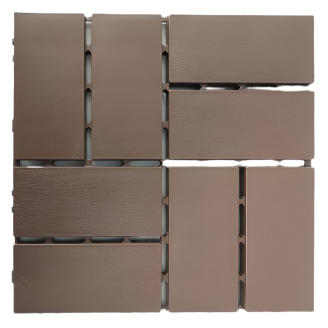 Pavaj de Terasă HOZRO, pentru Exterior, Plăci Interlocking 30 × 30 cm – Pardoseală Modulară Impermeabilă și Rezistentă la Intemperii, Ideală pentru Terasă, 602-23 BESTSELLS