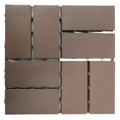 Pavaj de Terasă HOZRO, pentru Exterior, Plăci Interlocking 30 × 30 cm – Pardoseală Modulară Impermeabilă și Rezistentă la Intemperii, Ideală pentru Terasă, 602-23 BESTSELLS