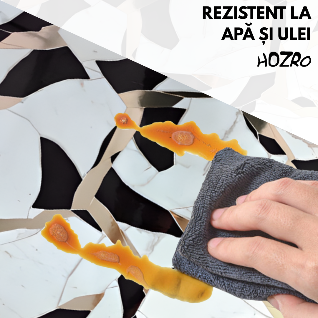 Tapet autocolant tip marmură HOZRO, rolă 1.2 × 3 m, model TLS-007, soluție elegantă pentru decor interior premium BESTSELLS