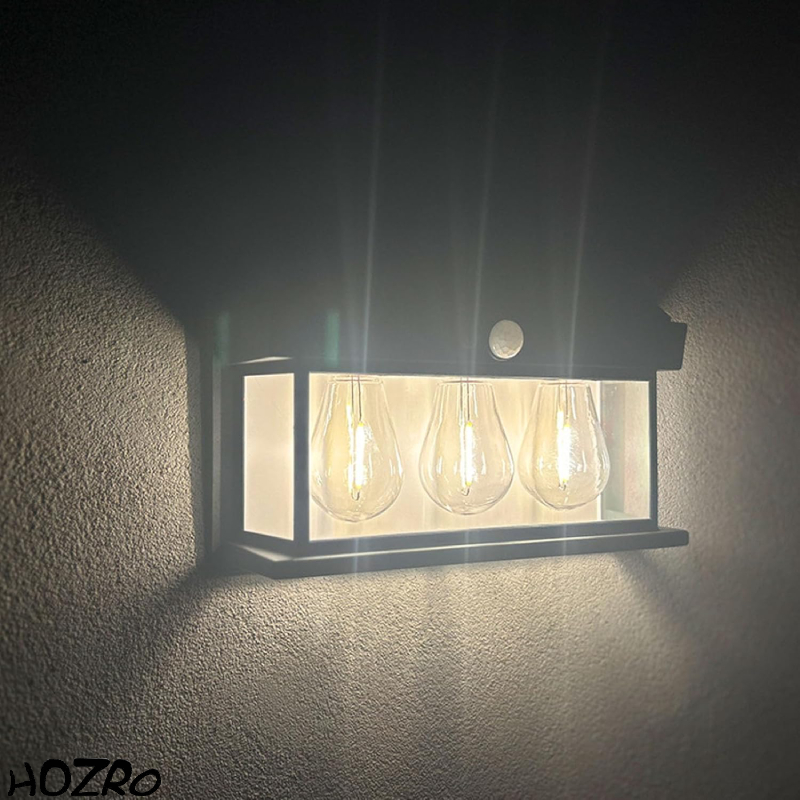 Lampă Solară HOZRO, Model KT 666-3W cu 3 Becuri LED – Iluminat Exterior Economic și Eficient, Încărcare Solară, Ideală pentru Curte, Grădină sau Camping HOZRO